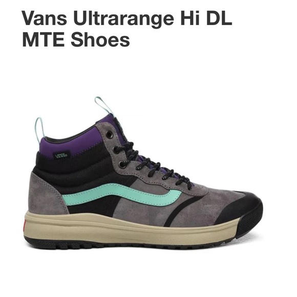 Vans Ultrarange Hi Sneaker Pewter Eucalyptus 11.5